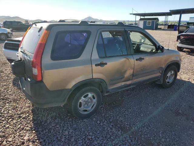 JHLRD68482C017963 - 2002 HONDA CR-V LX GOLD photo 3