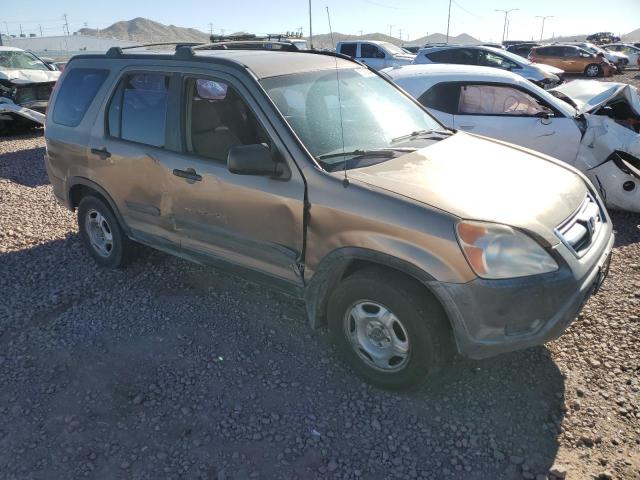 JHLRD68482C017963 - 2002 HONDA CR-V LX GOLD photo 4