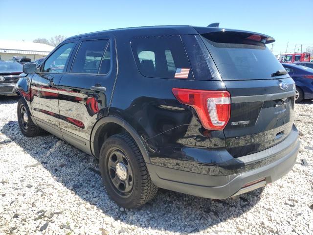 1FM5K8AR3JGC44161 - 2018 FORD EXPLORER POLICE INTERCEPTOR أسود صورة 2