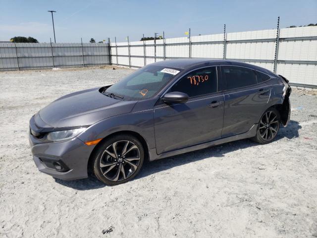 2HGFC2F84KH591203 - 2019 HONDA CIVIC SPORT 灰色 照片 1