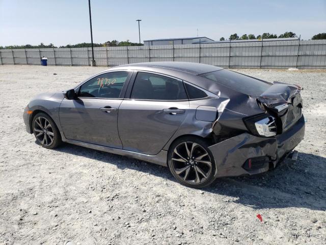 2HGFC2F84KH591203 - 2019 HONDA CIVIC SPORT 灰色 照片 2