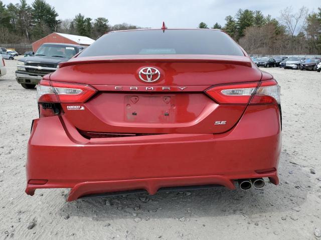 4T1B11HK1KU223625 - 2019 TOYOTA CAMRY L RED photo 6