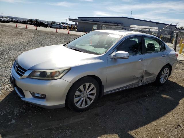 1HGCR2F86DA120494 - 2013 HONDA ACCORD EXL SILVER photo 1