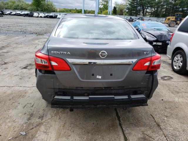 3N1AB7AP6KY342034 - 2019 NISSAN SENTRA S GRAY photo 6