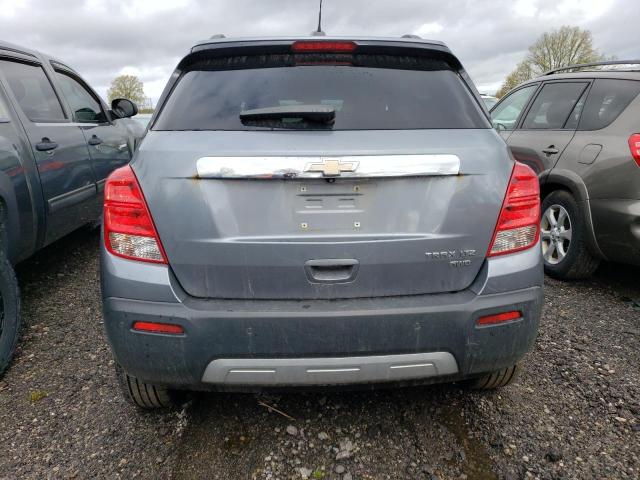 KL7CJTSB1FB061913 - 2015 CHEVROLET TRAX LTZ GRAY photo 6