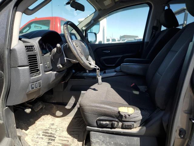 1N6AA0EC0FN509941 - 2015 NISSAN TITAN S GRAY photo 7