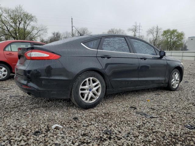 1FA6P0H74E5385960 - 2014 FORD FUSION SE BLACK photo 3