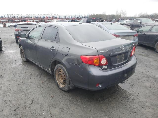 2T1BU4EE2AC456341 - 2010 TOYOTA COROLLA BASE GRAY photo 2