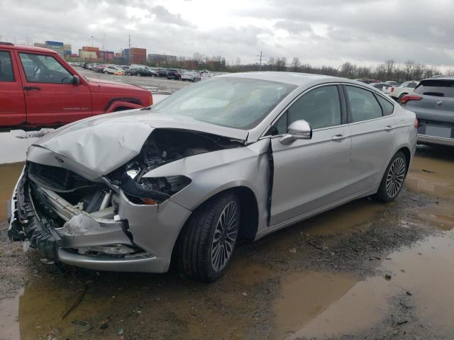 3FA6P0K9XHR111254 - 2017 FORD FUSION TITANIUM SILVER photo 1