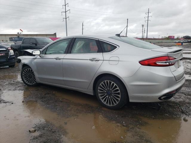 3FA6P0K9XHR111254 - 2017 FORD FUSION TITANIUM SILVER photo 2