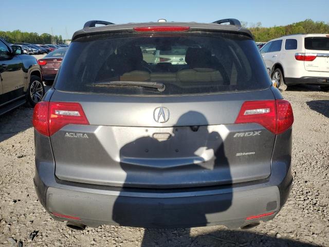 2HNYD28409H503993 - 2009 ACURA MDX TECHNOLOGY GRAY photo 6