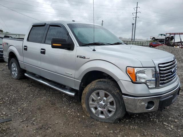 1FTFW1ET3BFD18051 - 2011 FORD F150 SUPERCREW SILVER photo 4