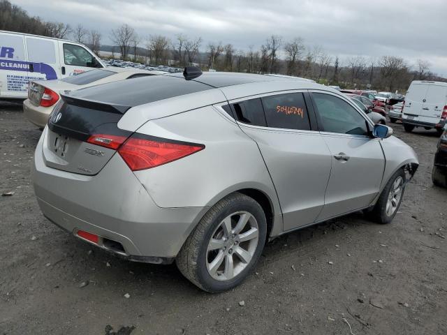 2HNYB1H63AH503136 - 2010 ACURA ZDX ADVANCE فضي صورة 3