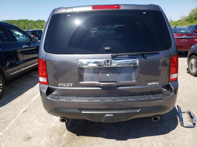 5FNYF4H5XEB055492 - 2014 HONDA PILOT EXL GRAY photo 6