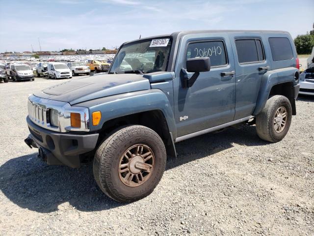 5GTDN13E778196264 - 2007 HUMMER H3 BLUE photo 1