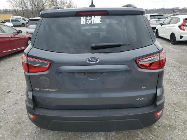 MAJ6S3GL2KC290142 - 2019 FORD ECOSPORT SE ნაცრისფერი ფოტო 6