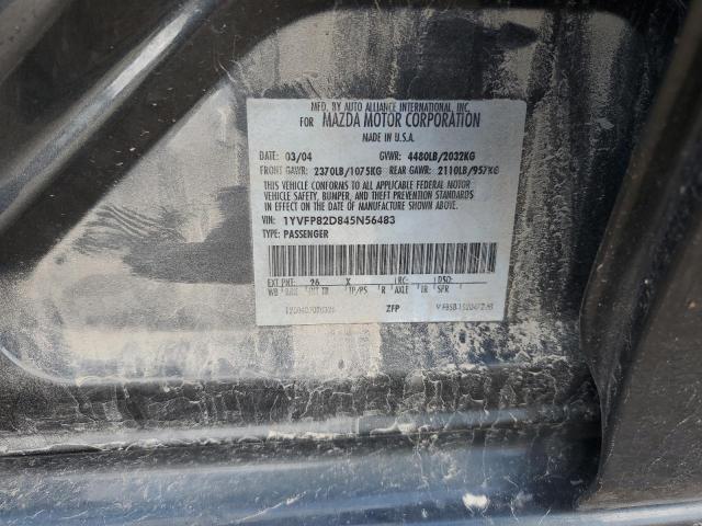 1YVFP82D845N56483 - 2004 MAZDA 6 S Blau Foto 12