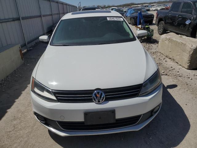 3VWL17AJ7EM409527 - 2014 VOLKSWAGEN JETTA SEL WHITE photo 5