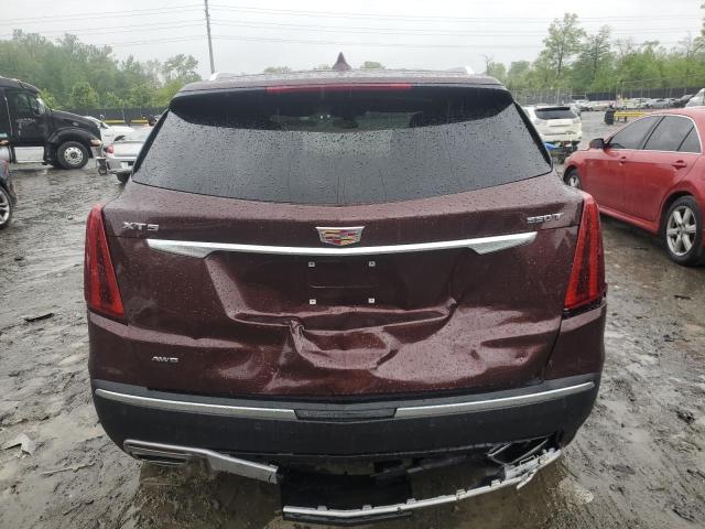 1GYKNDR40PZ189630 - 2023 CADILLAC XT5 PREMIUM LUXURY BURGUNDY photo 6