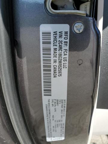 2C4RC1BG2MR525975 - 2021 CHRYSLER PACIFICA TOURING L ნაცრისფერი ფოტო 13