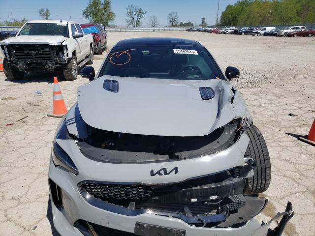 KNAE55LC6N6108697 - 2022 KIA STINGER GT2 GRAY photo 5