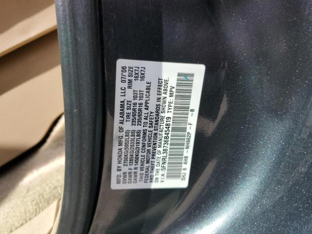 5FNRL38736B454819 - 2006 HONDA ODYSSEY EXL CHARCOAL photo 13