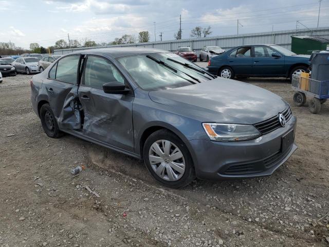 3VW2K7AJ6DM217202 - 2013 VOLKSWAGEN JETTA BASE 灰色 照片 4