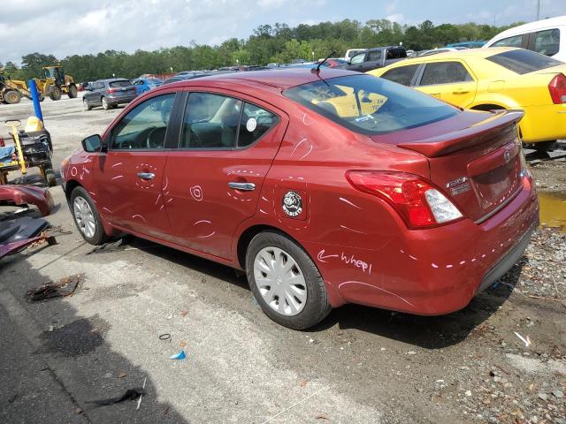 3N1CN7AP6GL837936 - 2016 NISSAN VERSA S MAROON photo 2