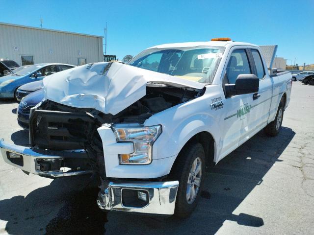 1FTEX1CF1GKF73429 - 2016 FORD F150 SUPER CAB WHITE photo 2