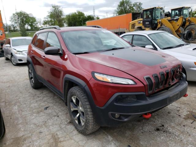 1C4PJMBSXEW188113 - 2014 JEEP CHEROKEE TRAILHAWK RED photo 4