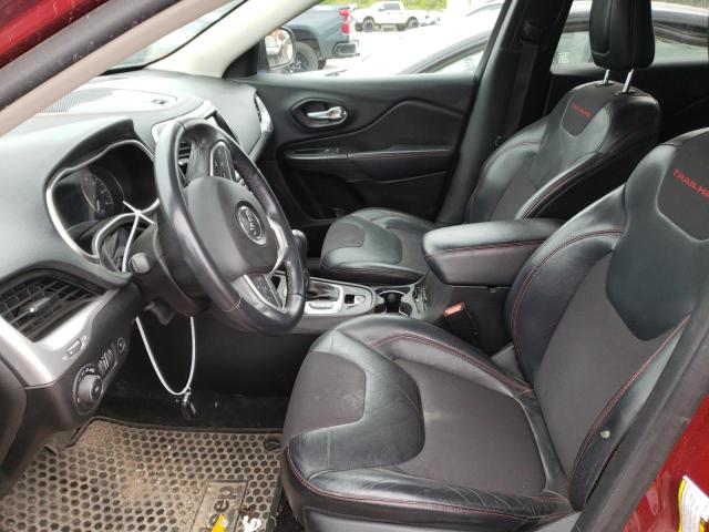 1C4PJMBSXEW188113 - 2014 JEEP CHEROKEE TRAILHAWK RED photo 7