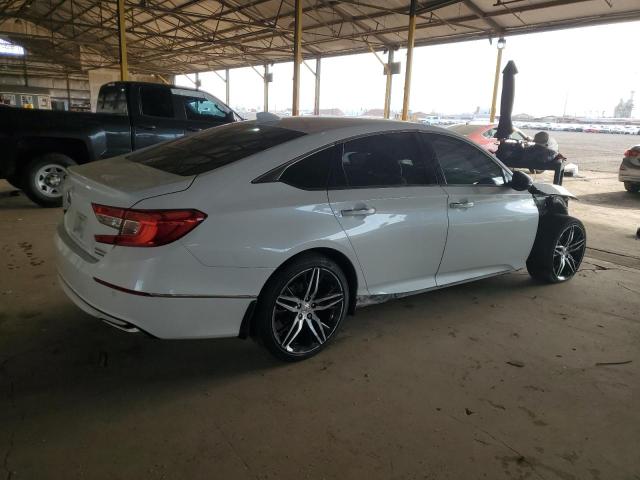 1HGCV3F97MA008877 - 2021 HONDA ACCORD TOURING HYBRID WHITE photo 3