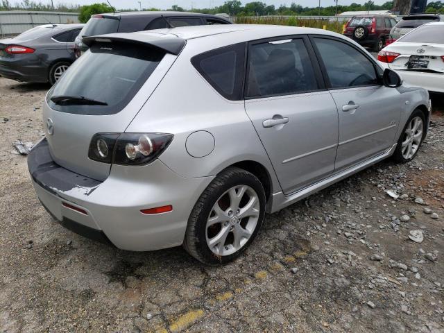 JM1BK343281780128 - 2008 MAZDA 3 HATCHBACK SILVER photo 3