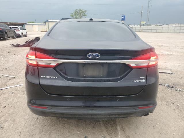 3FA6P0LU1JR251296 - 2018 FORD FUSION SE HYBRID Қара фото 6