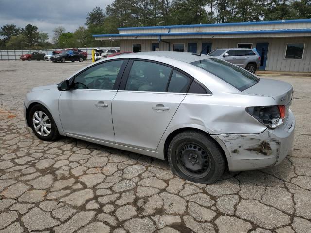 1G1PC5SH7C7361817 - 2012 CHEVROLET CRUZE LS SILVER photo 2