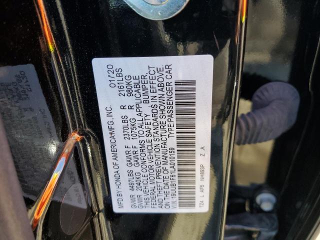 19UUB1F61LA010159 - 2020 ACURA TLX TECHNOLOGY 黑色 照片 13