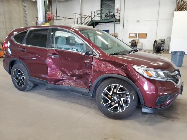 5J6RM4H48GL094917 - 2016 HONDA CR-V SE MAROON photo 4