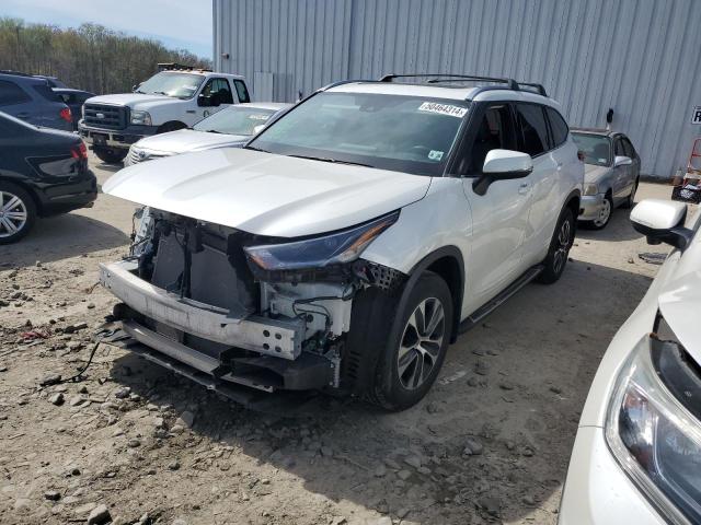 5TDHZRBH3MS543703 - 2021 TOYOTA HIGHLANDER XLE WHITE photo 1