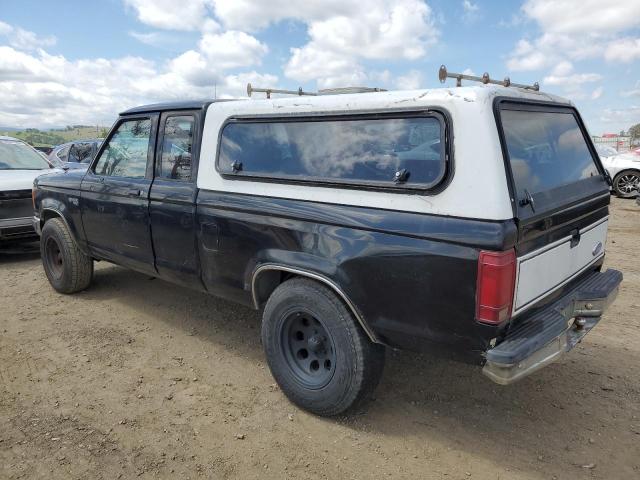 1FTCR14T9KPB24677 - 1989 FORD RANGER SUPER CAB BLACK photo 2