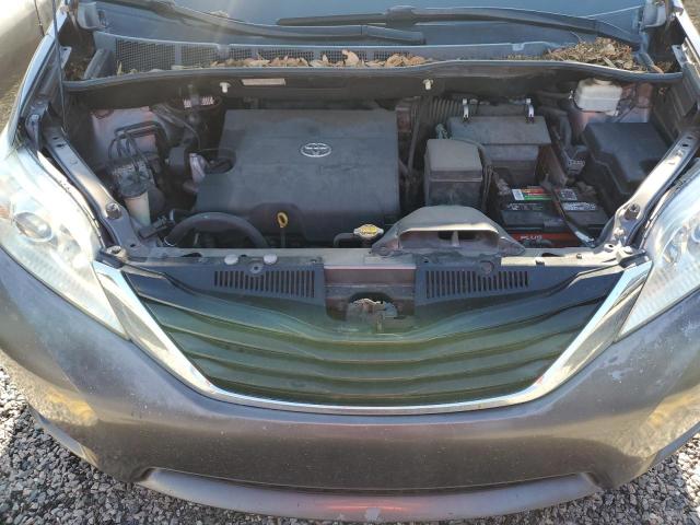 5TDKK3DC0BS136878 - 2011 TOYOTA SIENNA LE GRAY photo 12