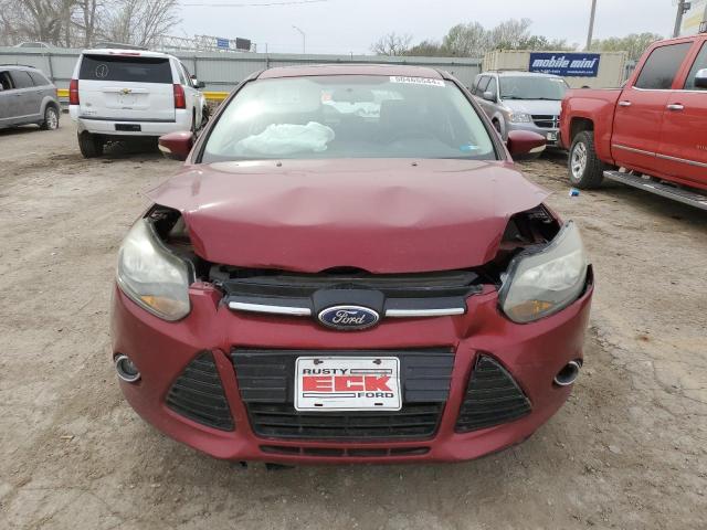 1FADP3N21DL301069 - 2013 FORD FOCUS TITANIUM MAROON photo 5