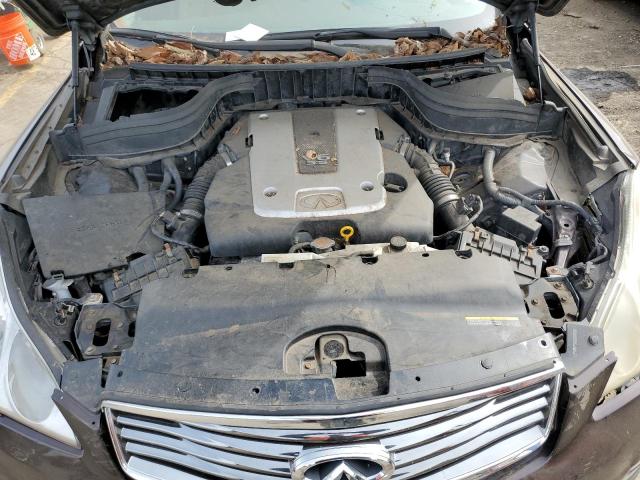 JN1AJ0HP3CM400993 - 2012 INFINITI EX35 BASE BURGUNDY photo 11