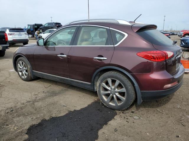 JN1AJ0HP3CM400993 - 2012 INFINITI EX35 BASE BURGUNDY photo 2