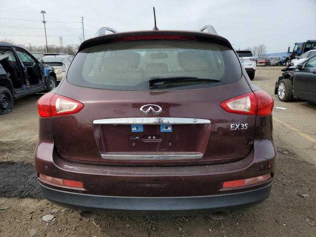 JN1AJ0HP3CM400993 - 2012 INFINITI EX35 BASE BURGUNDY photo 6