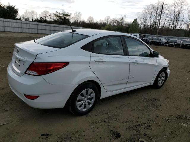 KMHCT4AE6GU123872 - 2016 HYUNDAI ACCENT SE WHITE photo 3