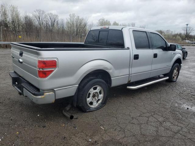1FTFW1ET6DFB46911 - 2013 FORD F150 SUPERCREW SILVER photo 3