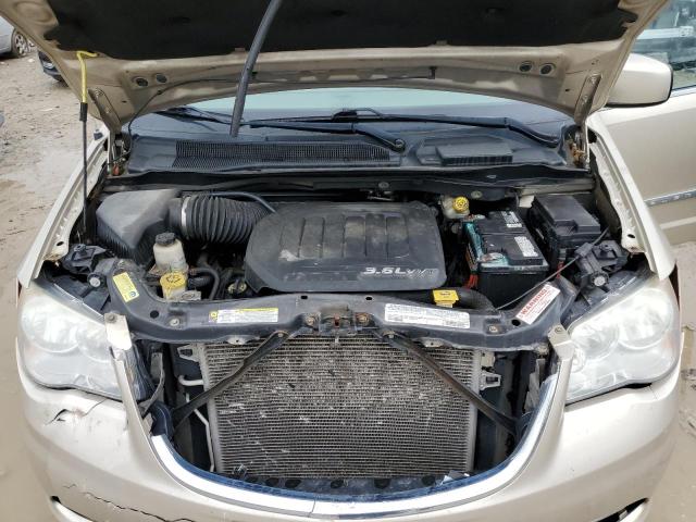 2C4RC1BG5CR340687 - 2012 CHRYSLER TOWN & COU TOURING ოქროსფერი ფოტო 12