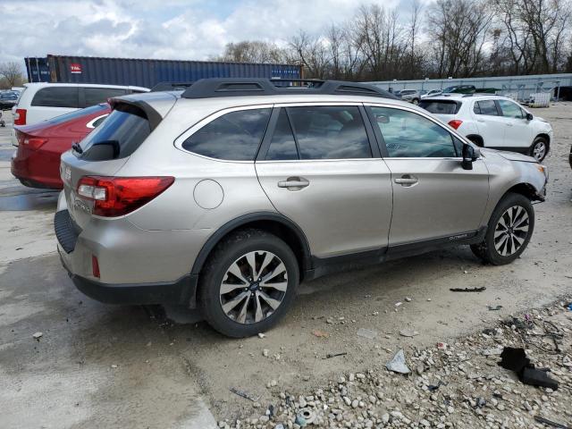 4S4BSBNC8F3285535 - 2015 SUBARU OUTBACK 2.5I LIMITED BEIGE photo 3