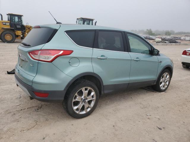 1FMCU9XH8DUB36314 - 2013 FORD ESCAPE 4D TURQUOISE photo 3