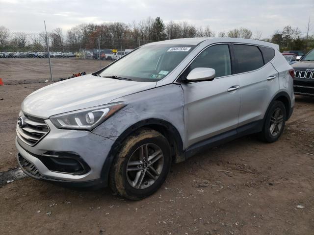 5XYZTDLB5HG442829 - 2017 HYUNDAI SANTA FE S SILVER photo 1